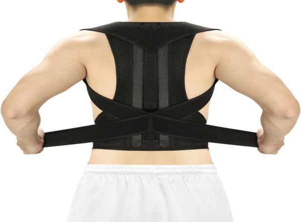adjustable back posture corrector support shoulder lumbar brace supports corset backs belt for men women trainer slouching 9422911, Black;blue
adjustable back posture corrector support shoulder lumbar brace supports corset backs belt for men women trainer slouching 9422911, Black;blue