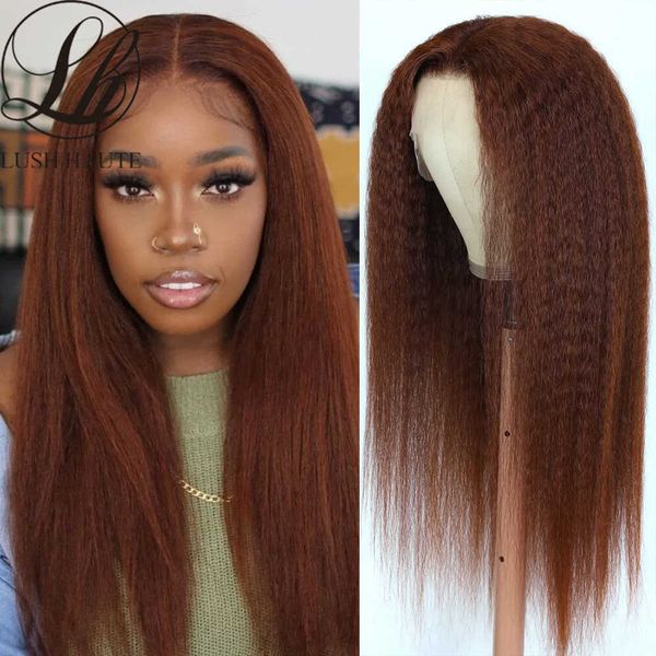 nxy reddish brown 13x4 lace front wig kinky straight wigs 180% density yaki wigs synthetic heat resistant afro wigs for women 230524, Black;brown
nxy reddish brown 13x4 lace front wig kinky straight wigs 180% density yaki wigs synthetic heat resistant afro wigs for women 230524, Black;brown