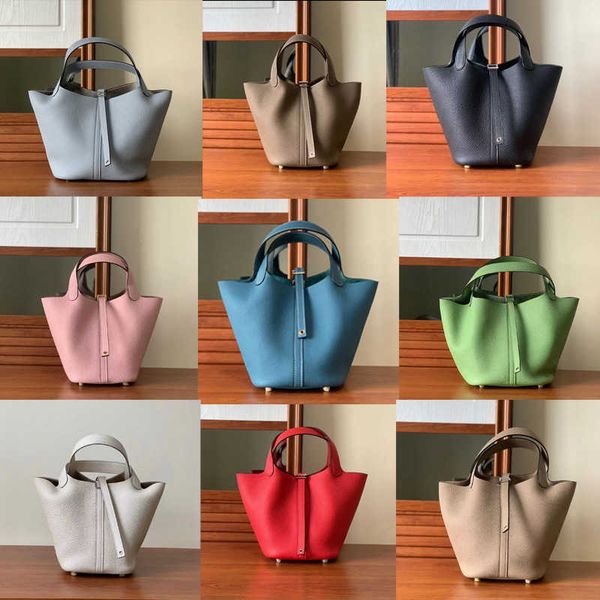 designer picotin lock bags gaoding vegetable basket genuine leather bucket bag fashion versatile layer litchi pattern togo cowhide women
designer picotin lock bags gaoding vegetable basket genuine leather bucket bag fashion versatile layer litchi pattern togo cowhide women