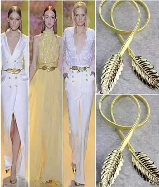 wedding sashes belt leaf design clasp front stretch alloy metal waist belt skinny elastic leaves dress cummerbund gold silver 8421124, White
wedding sashes belt leaf design clasp front stretch alloy metal waist belt skinny elastic leaves dress cummerbund gold silver 8421124, White