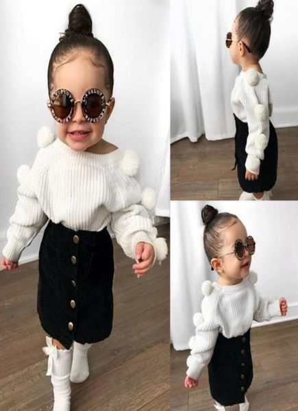 toddler baby kids girls hairball knit button mini skirt warm outfits sets1613215, White
toddler baby kids girls hairball knit button mini skirt warm outfits sets1613215, White