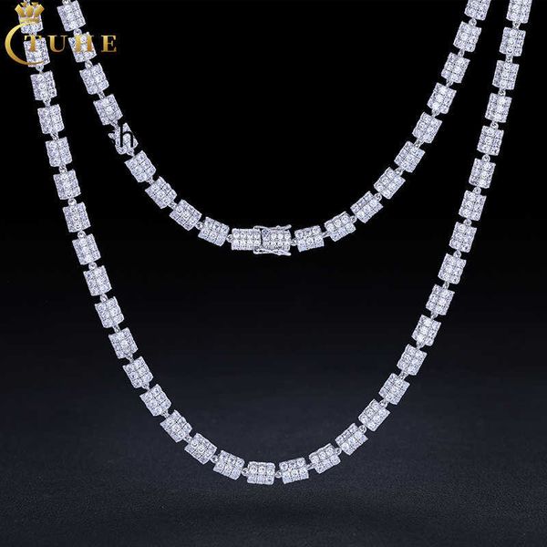 new design 7mm 925 sterling silver punk rapper necklace hip hop fine jewelry d vvs moissanite iced out link chain for men
new design 7mm 925 sterling silver punk rapper necklace hip hop fine jewelry d vvs moissanite iced out link chain for men