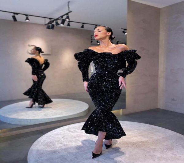 black sparkly mermaid cocktail dresses sequins long sleeve off shoulder evening dress ruffles tea length formal dress evening part2507959
black sparkly mermaid cocktail dresses sequins long sleeve off shoulder evening dress ruffles tea length formal dress evening part2507959