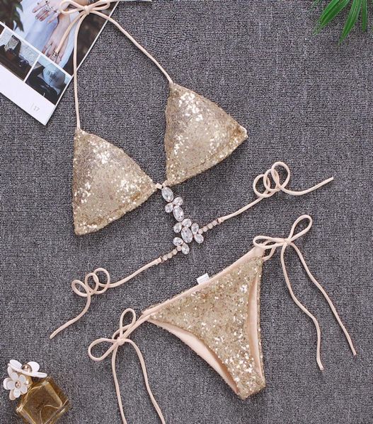 new women glitter sequins crystal swimwear bikinis set gold green blue monokini pushup padded bathing suit brazilian swimsui2385157 
new women glitter sequins crystal swimwear bikinis set gold green blue monokini pushup padded bathing suit brazilian swimsui2385157