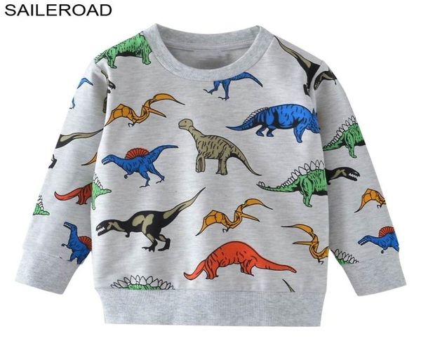 saileroad cartoon dinosaur boys sweatshirts for little kids hoodies clothes 27years autumn children long sleeve shirts cotton y202638427, Blue 
saileroad cartoon dinosaur boys sweatshirts for little kids hoodies clothes 27years autumn children long sleeve shirts cotton y202638427, Blue