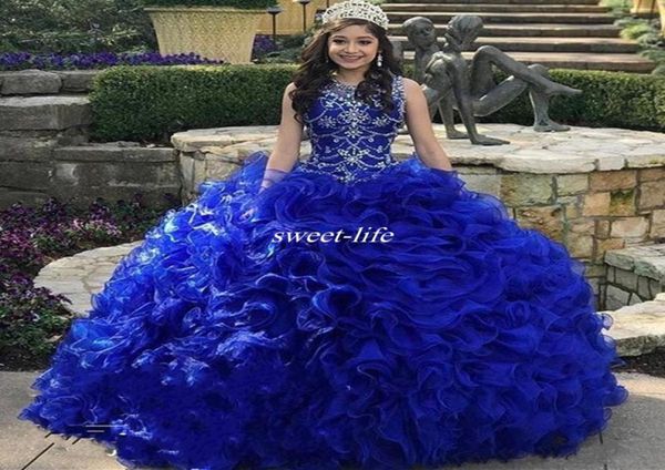 2019 tiered cascading ruffles ball gown quinceanera dresses major beading crystal sheer neck organza girl party sweet debutantes d9199647, Blue;red
2019 tiered cascading ruffles ball gown quinceanera dresses major beading crystal sheer neck organza girl party sweet debutantes d9199647, Blue;red