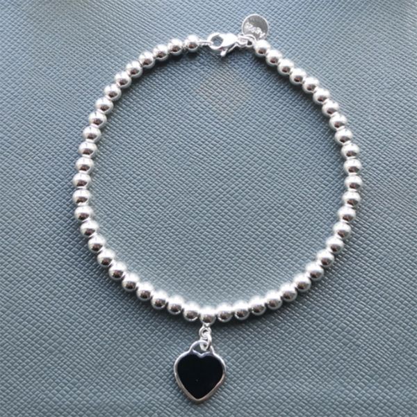 luxury mini tag couple beaded strands bracelet heart balls 4mm bead bracelets for women original blue box love charm bracelets return design, Black
luxury mini tag couple beaded strands bracelet heart balls 4mm bead bracelets for women original blue box love charm bracelets return design, Black