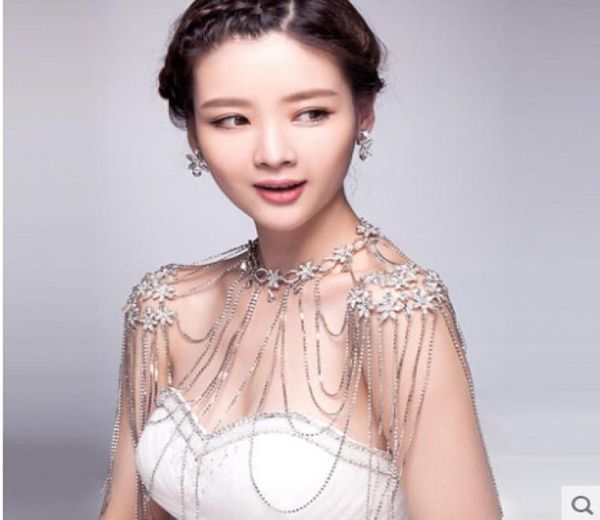 luxury bride shoulder chain wedding jewelry with 3d floral wedding dress accessoriespupular ladies necklace shoulder decoration 28362130, White
luxury bride shoulder chain wedding jewelry with 3d floral wedding dress accessoriespupular ladies necklace shoulder decoration 28362130, White