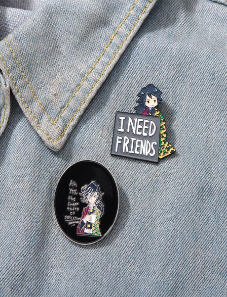 anime characters enamel pins custom sabito kanroji iguro obanai brooches lapel badge cartoon funny jewelry gift for kids friends d1377988, Blue
anime characters enamel pins custom sabito kanroji iguro obanai brooches lapel badge cartoon funny jewelry gift for kids friends d1377988, Blue