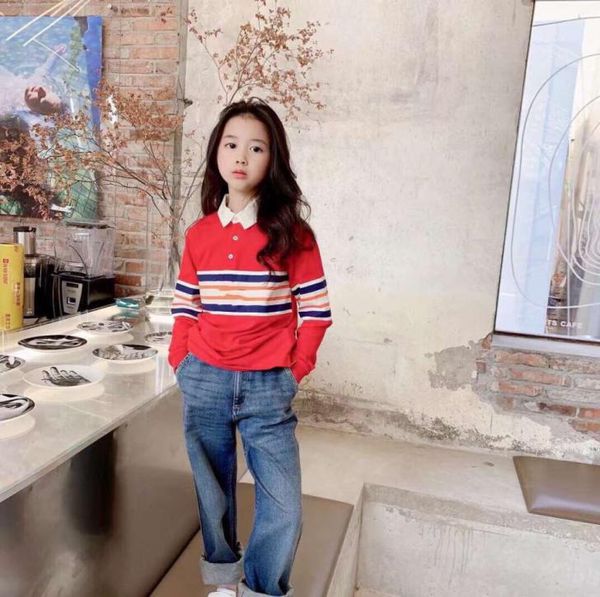 boys girls casual autumn spring polos toddler children long sleeve cotton shirt with denim jeans kids trousers3327438, Blue
boys girls casual autumn spring polos toddler children long sleeve cotton shirt with denim jeans kids trousers3327438, Blue