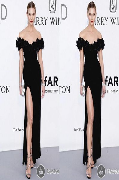 black side split evening dresses 2016 red carpet celebrity prom gowns off the shoudler with hand made flowers3133337, Black;red
black side split evening dresses 2016 red carpet celebrity prom gowns off the shoudler with hand made flowers3133337, Black;red