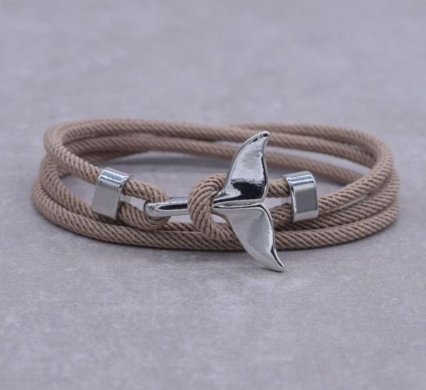 anchor style jewelry ocean silver whale tail bead bracelet 23 laps adjustable rope bracelet for men and women gifts8879557, Red;brown
anchor style jewelry ocean silver whale tail bead bracelet 23 laps adjustable rope bracelet for men and women gifts8879557, Red;brown