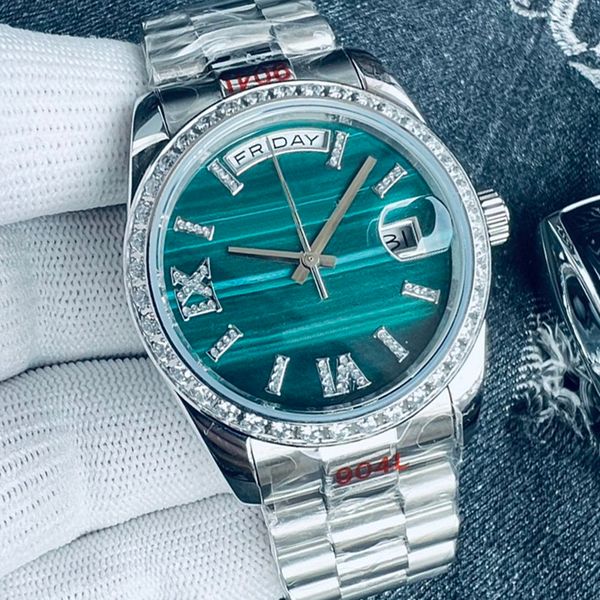 36mm 41mm classic men mens watch turquoise every dail a discovery automatic watches movement mechanical master rollie stainless steel day da, Slivery;brown
36mm 41mm classic men mens watch turquoise every dail a discovery automatic watches movement mechanical master rollie stainless steel day da, Slivery;brown