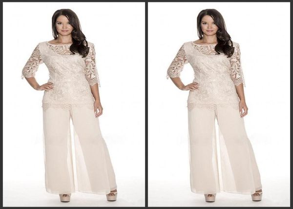 lace mother of the bride pant suits sheer bateau neck wedding guest dress two pieces plus size chiffon mothers groom 7224318, Black;red
lace mother of the bride pant suits sheer bateau neck wedding guest dress two pieces plus size chiffon mothers groom 7224318, Black;red