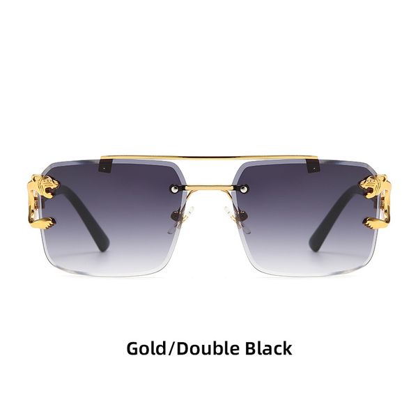 2023 new rimless sunglasses for men and women shading anti-ultraviolet sunglasses avant-garde fashion trend sunglasses., White;black
2023 new rimless sunglasses for men and women shading anti-ultraviolet sunglasses avant-garde fashion trend sunglasses., White;black