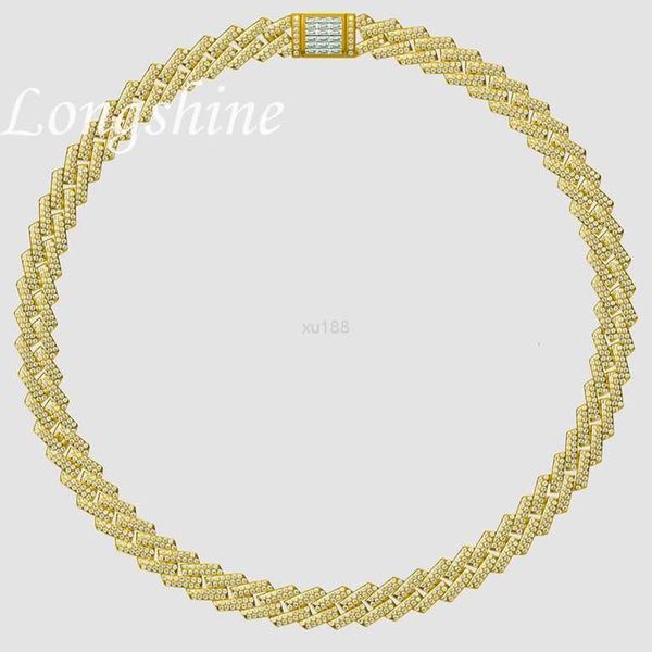 customized full handcrafted stone setting diamonds cuban chain necklace luxury iced out full moissanite 10k 14k 18k, Silver
customized full handcrafted stone setting diamonds cuban chain necklace luxury iced out full moissanite 10k 14k 18k, Silver
