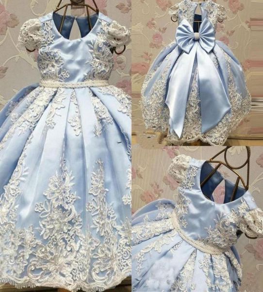 cute ice blue lace flower girls dresses jewel neck cap sleeves bow knot satin girl039s pageant dresses kids prom party dress we7625624, White;blue
cute ice blue lace flower girls dresses jewel neck cap sleeves bow knot satin girl039s pageant dresses kids prom party dress we7625624, White;blue