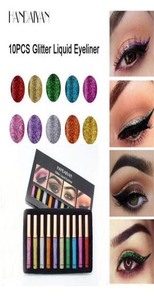 new 10 colors liquid eyeliner handaiyan 10pcsset metallic shiny eyes eyeshadow makeup waterproof glitter pen1262782
new 10 colors liquid eyeliner handaiyan 10pcsset metallic shiny eyes eyeshadow makeup waterproof glitter pen1262782