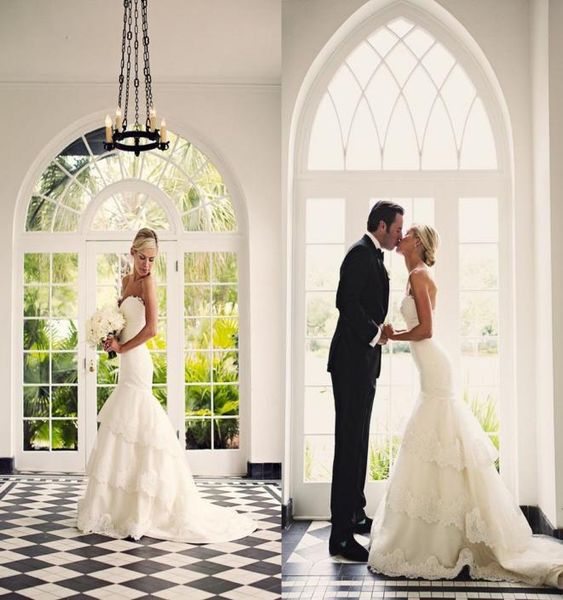elegant mermaid 2016 wedding dresses with sweetheart back corset sweep train applique lace tiered vintage bridal gowns custom made5251678, White
elegant mermaid 2016 wedding dresses with sweetheart back corset sweep train applique lace tiered vintage bridal gowns custom made5251678, White