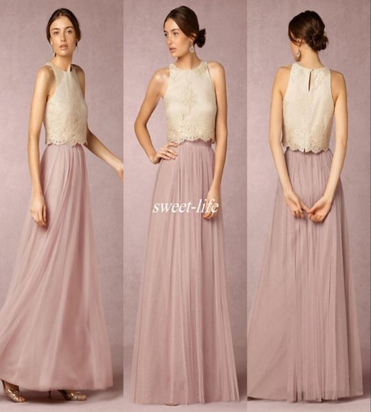 2019 two pieces bridesmaids dresses crew neck chiffon tulle a line pleats lace applique pastels maid of honor prom gowns cus1560534, White;pink
2019 two pieces bridesmaids dresses crew neck chiffon tulle a line pleats lace applique pastels maid of honor prom gowns cus1560534, White;pink