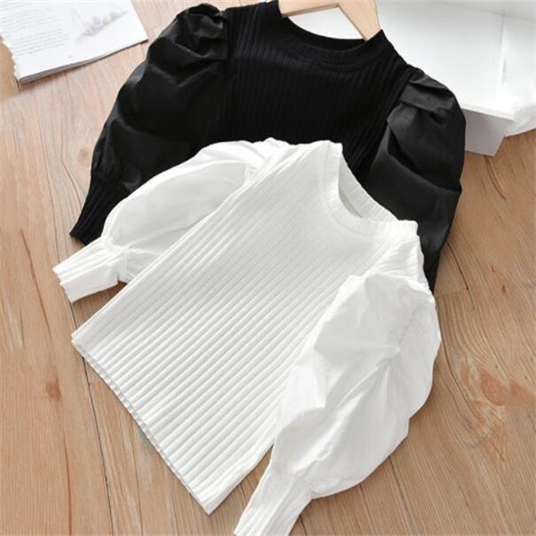 girls' bubble sleeves new style children's fashion soft fabric t-shirt wearing long sleeve knit, Blue
girls' bubble sleeves new style children's fashion soft fabric t-shirt wearing long sleeve knit, Blue