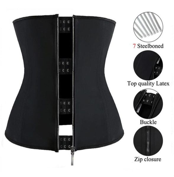 latex waist corset cincher slimming body shaper with 7 steel bones zipper hook closure double control abdomen tummy shapewear fo8218888
latex waist corset cincher slimming body shaper with 7 steel bones zipper hook closure double control abdomen tummy shapewear fo8218888