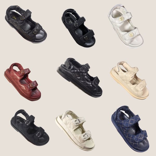 womens designer sandal thick platform slides sandals c bottom summer flat shoes casual beach sandale genuine leather brand with box, Black
womens designer sandal thick platform slides sandals c bottom summer flat shoes casual beach sandale genuine leather brand with box, Black