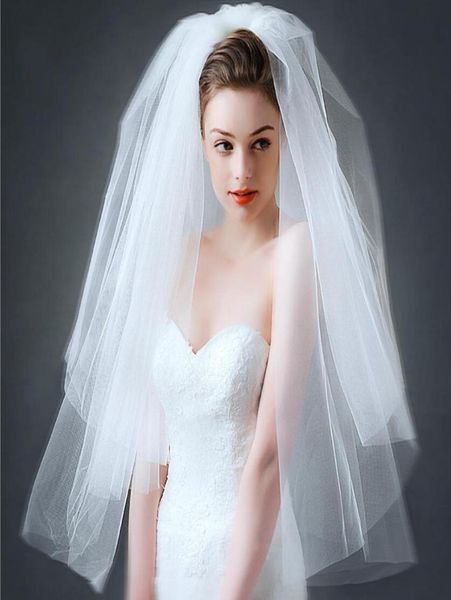double layers hand length veils custom made romantic wedding veils simple ruched bridal hair accessories veil 5905929, Black
double layers hand length veils custom made romantic wedding veils simple ruched bridal hair accessories veil 5905929, Black