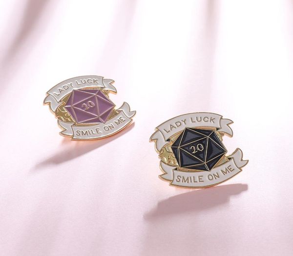 d20 sided dice dungeons and dragons enamel pin lady luck smile on me brooches lapel badge for women men d20 dnd game jewelry8531559, Blue
d20 sided dice dungeons and dragons enamel pin lady luck smile on me brooches lapel badge for women men d20 dnd game jewelry8531559, Blue