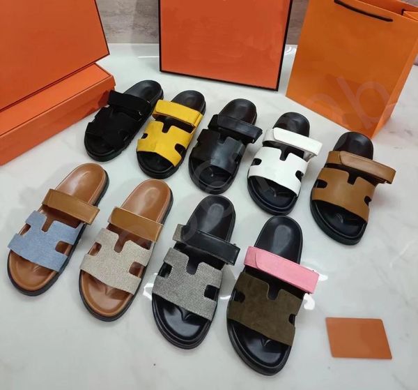 designer chypre h slippers beach classic flat sandal luxury summer lady leather flip flops women slides size 35-42, Black
designer chypre h slippers beach classic flat sandal luxury summer lady leather flip flops women slides size 35-42, Black