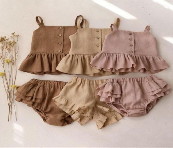 clothing sets born clothes 02 years old 2022 summer girls sling four corners ruffle shorts baby solid color casual 2pcs5078516, White
clothing sets born clothes 02 years old 2022 summer girls sling four corners ruffle shorts baby solid color casual 2pcs5078516, White