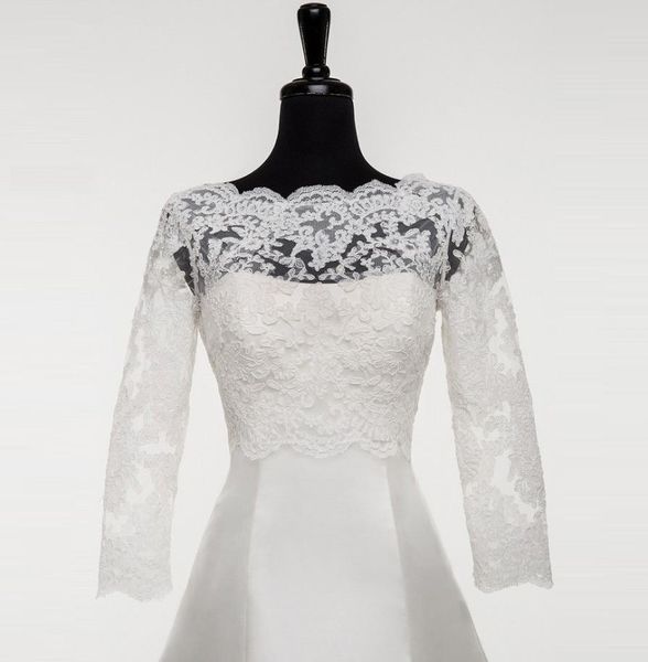wedding jacket with sleeves 2019 boat neck appliqued lace bridal jacket bolero 34 sleeves buttons back custom made9730359, White
wedding jacket with sleeves 2019 boat neck appliqued lace bridal jacket bolero 34 sleeves buttons back custom made9730359, White