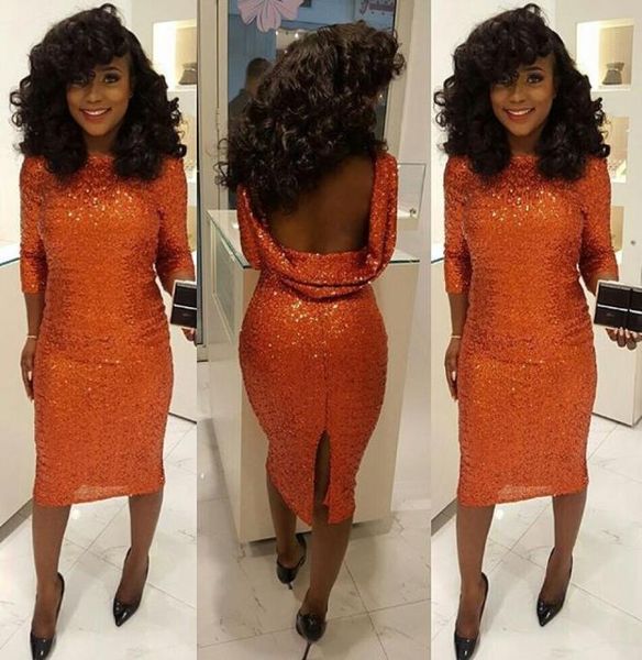 sparkly orange sequined cocktail dresses 34 long sleeves bateau neck tea length prom dress attractive backless slit party gowns c5128255, Black
sparkly orange sequined cocktail dresses 34 long sleeves bateau neck tea length prom dress attractive backless slit party gowns c5128255, Black
