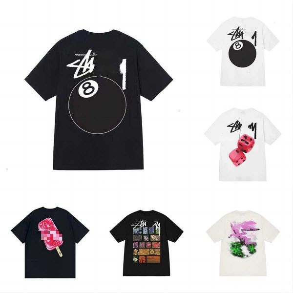 designer luxury fashion brand stussys classic mens and womens t shirt dice pattern printed alphabet summer high street trend tee yo, White;black
designer luxury fashion brand stussys classic mens and womens t shirt dice pattern printed alphabet summer high street trend tee yo, White;black