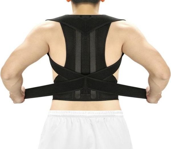 adjustable back posture corrector support shoulder lumbar brace supports corset backs belt for men women trainer slouching 3754685, Black;blue
adjustable back posture corrector support shoulder lumbar brace supports corset backs belt for men women trainer slouching 3754685, Black;blue