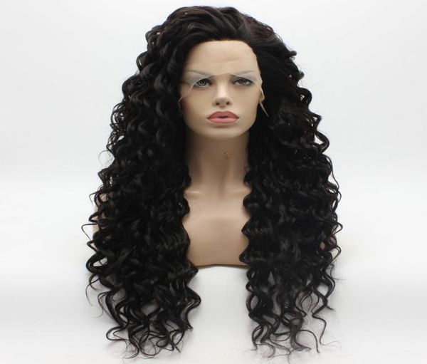 iwona hair curly long dark brown wig 184 half hand tied heat resistant synthetic lace front wig5679635, Black
iwona hair curly long dark brown wig 184 half hand tied heat resistant synthetic lace front wig5679635, Black