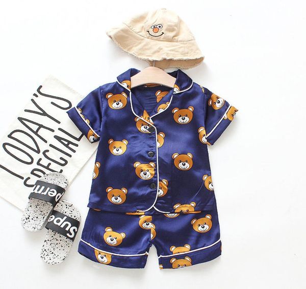 kid pajamas baby clothe girl twopiece suit for summer home wear clothing shortsleeved suit boy cute children bear cartoon print 9477481, Blue;red
kid pajamas baby clothe girl twopiece suit for summer home wear clothing shortsleeved suit boy cute children bear cartoon print 9477481, Blue;red