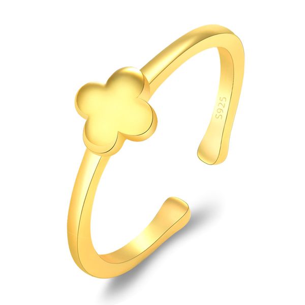 clover rings 18k gold plated silver rings adjustable size party rings for women jewelry gift
clover rings 18k gold plated silver rings adjustable size party rings for women jewelry gift