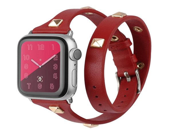 double tour rivet watch band for apple 38mm 40mm 41mm 42mm 44mm 45mm women men bracelet band iwatch series 7 6 5 4 3 2 12345431, Black;brown
double tour rivet watch band for apple 38mm 40mm 41mm 42mm 44mm 45mm women men bracelet band iwatch series 7 6 5 4 3 2 12345431, Black;brown