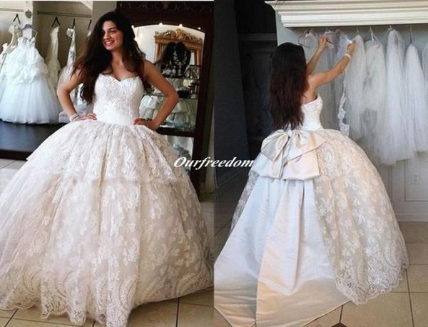 princess lace ball gown wedding dresses 2019 saudi arabic style sweetheart backless bridal gown custom made vestido de noiva with 4335686, White
princess lace ball gown wedding dresses 2019 saudi arabic style sweetheart backless bridal gown custom made vestido de noiva with 4335686, White