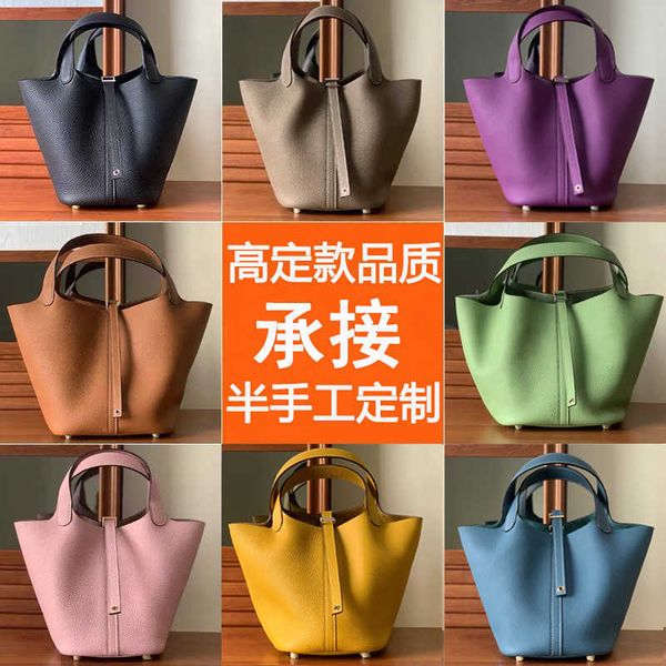 designer picotin lock bags high order vegetable basket leather bucket bag fashionable and versatile layer cow handbag litchi grain togo for
designer picotin lock bags high order vegetable basket leather bucket bag fashionable and versatile layer cow handbag litchi grain togo for