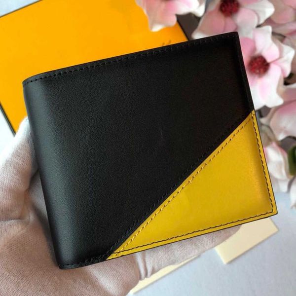 high-end leather leather wallet card bag personalized black and yellow color matching soft leather short men's wallet, Red;black
high-end leather leather wallet card bag personalized black and yellow color matching soft leather short men's wallet, Red;black