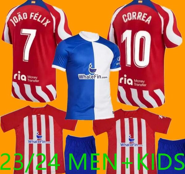 23 24 fan player atletico madrids soccer jerseys 120th anniversary memphis m. llorente correa kids kit 23 24 football shirt maillot foot 202, Black;yellow 
23 24 fan player atletico madrids soccer jerseys 120th anniversary memphis m. llorente correa kids kit 23 24 football shirt maillot foot 202, Black;yellow
