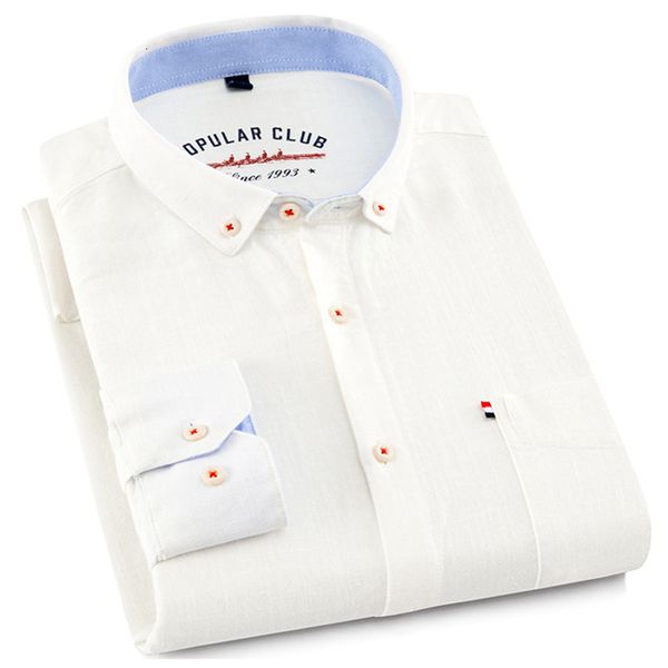 men's polos fashion versatile long sleeve shirts for man solid linen cotton single pocket button down breath comfortable soft slim fit, White;black
men's polos fashion versatile long sleeve shirts for man solid linen cotton single pocket button down breath comfortable soft slim fit, White;black