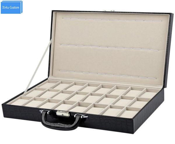 special for watch shopretail case jewelry watch storage travel 24 slots display box alligator pattern leather box watches caixa9444252, Black;blue
special for watch shopretail case jewelry watch storage travel 24 slots display box alligator pattern leather box watches caixa9444252, Black;blue