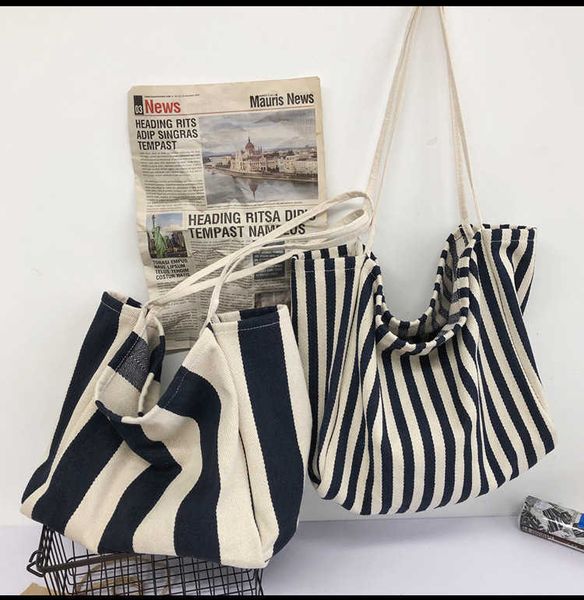 striped canvas shoulder bag large capacity lazy style handheld shopping bag simple art canvas bag for women
striped canvas shoulder bag large capacity lazy style handheld shopping bag simple art canvas bag for women