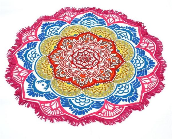 147147cm round yoga mat towel tapestry tassel decor with flowers pattern circular tablecloth beach picnic mat9327984
147147cm round yoga mat towel tapestry tassel decor with flowers pattern circular tablecloth beach picnic mat9327984