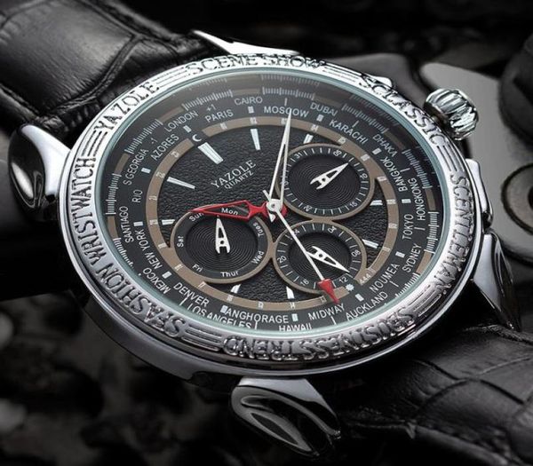 yazole watch new product man wrist watch six needle fashion quartz watch non mechanics surface for export7296504, Silver
yazole watch new product man wrist watch six needle fashion quartz watch non mechanics surface for export7296504, Silver
