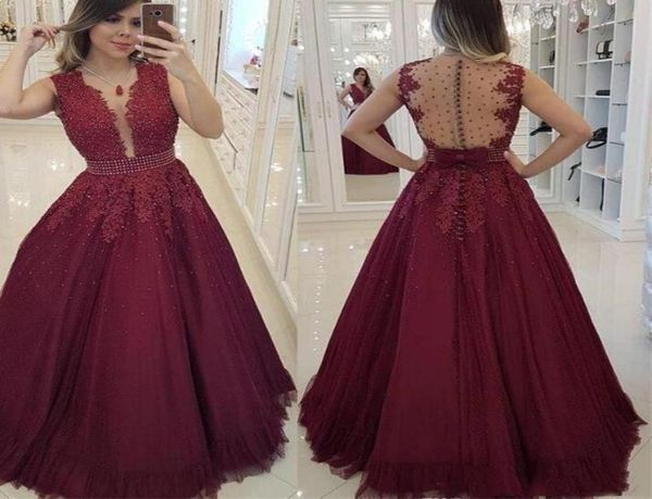 burgundy tulle a line prom dresses v neck beaded lace pearls beaded floor length women prom dress arabic evening gowns formal3960848, Black;red
burgundy tulle a line prom dresses v neck beaded lace pearls beaded floor length women prom dress arabic evening gowns formal3960848, Black;red