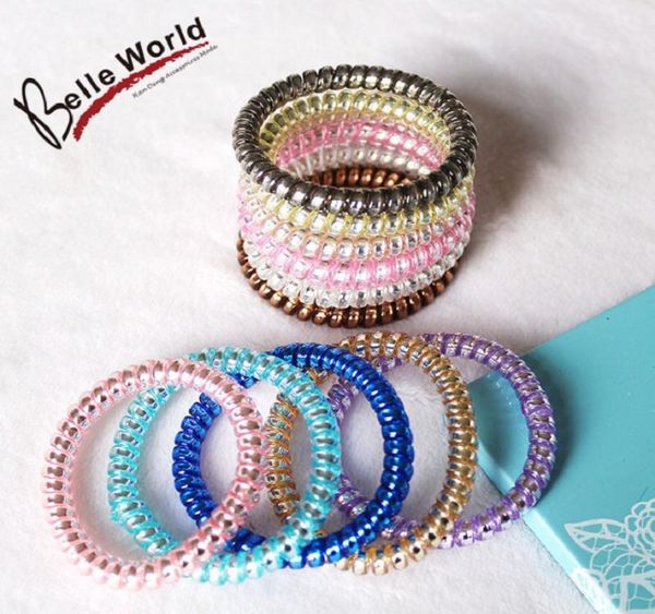 telephone wire cord gum hair tie girls elastic hair band ring rope candy color bracelet stretchy scrunchy mixed color3817502, Slivery;white
telephone wire cord gum hair tie girls elastic hair band ring rope candy color bracelet stretchy scrunchy mixed color3817502, Slivery;white
